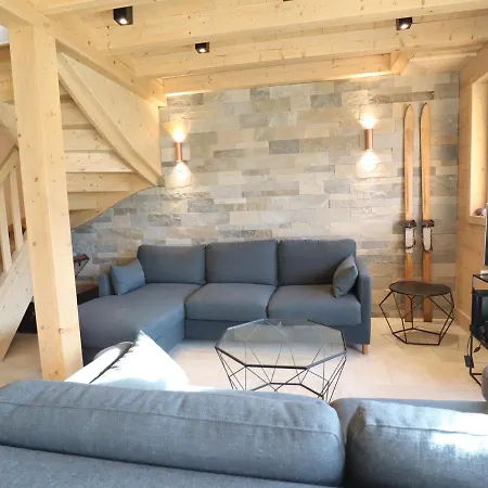 Chalet Neuf Expose Plein Sud A 600m Des Pistes Avec Terrasse Et Parking - Fr-1-623-299