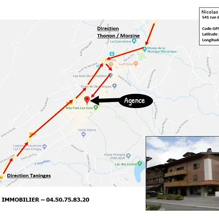 Neuf Expose Plein Sud A 600m Des Pistes Avec Terrasse Et Parking - Fr-1-623-299 Les Gets